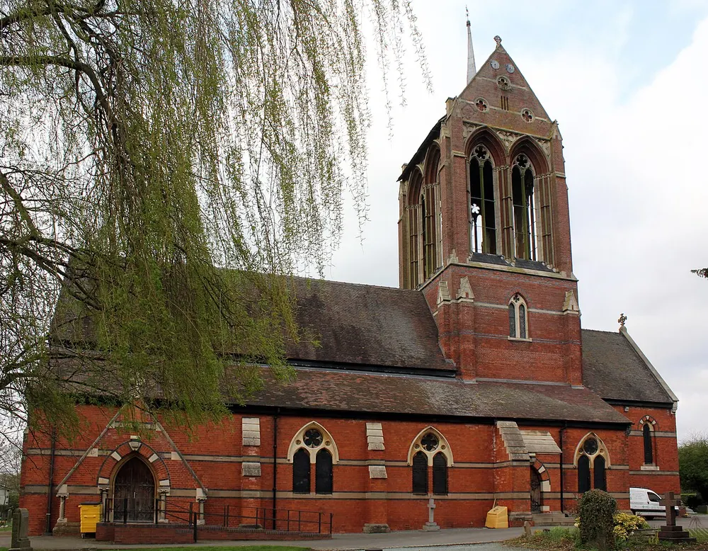 St Mary's Church, Wythall, the local landmark of B47