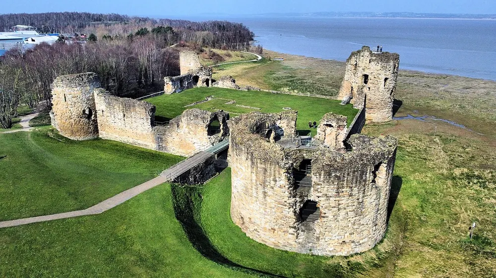 Flint Castle, the local landmark of CH6