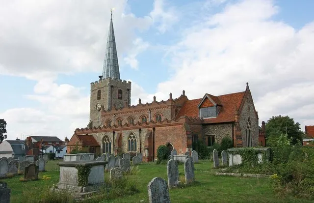 Church of St Mary, Great Baddow, the local landmark of CM2
