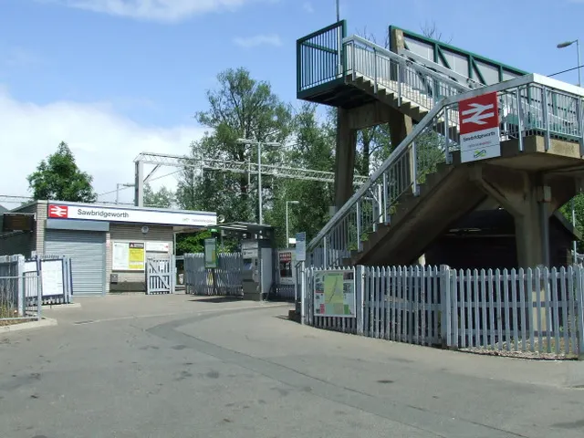 Sawbridgeworth railway station, the local landmark of CM21