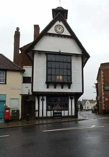 Old Town Hall, Great Dunmow, the local landmark of CM6