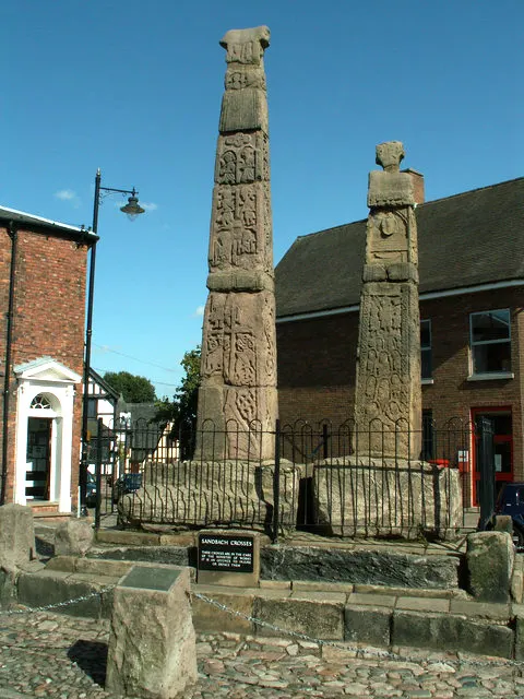 Sandbach Crosses, the local landmark of CW11