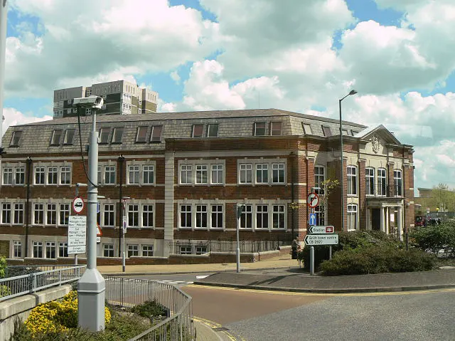 Erith Town Hall, the local landmark of DA8