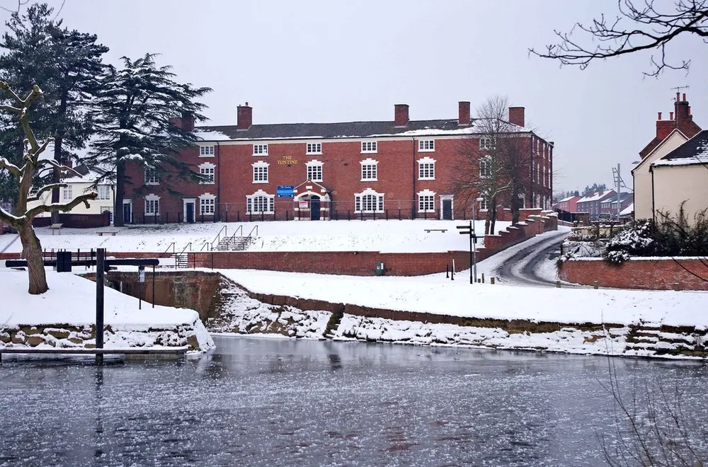 Tontine Buildings, Stourport, the local landmark of DY13