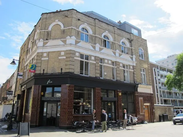 Whitecross Street, the local landmark of EC1Y