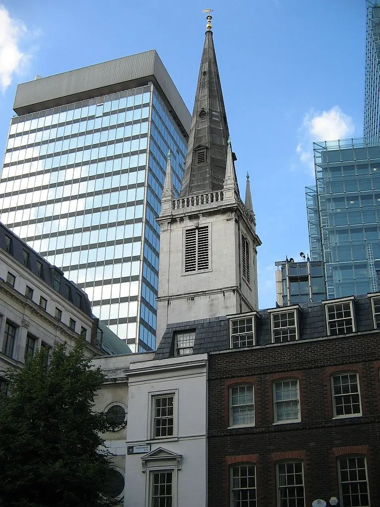 St Margaret Pattens, the local landmark of EC3M