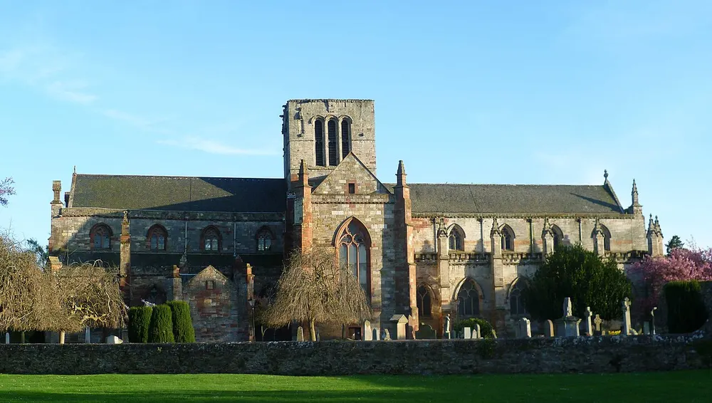 St Mary's Collegiate Church, Haddington, the local landmark of EH41