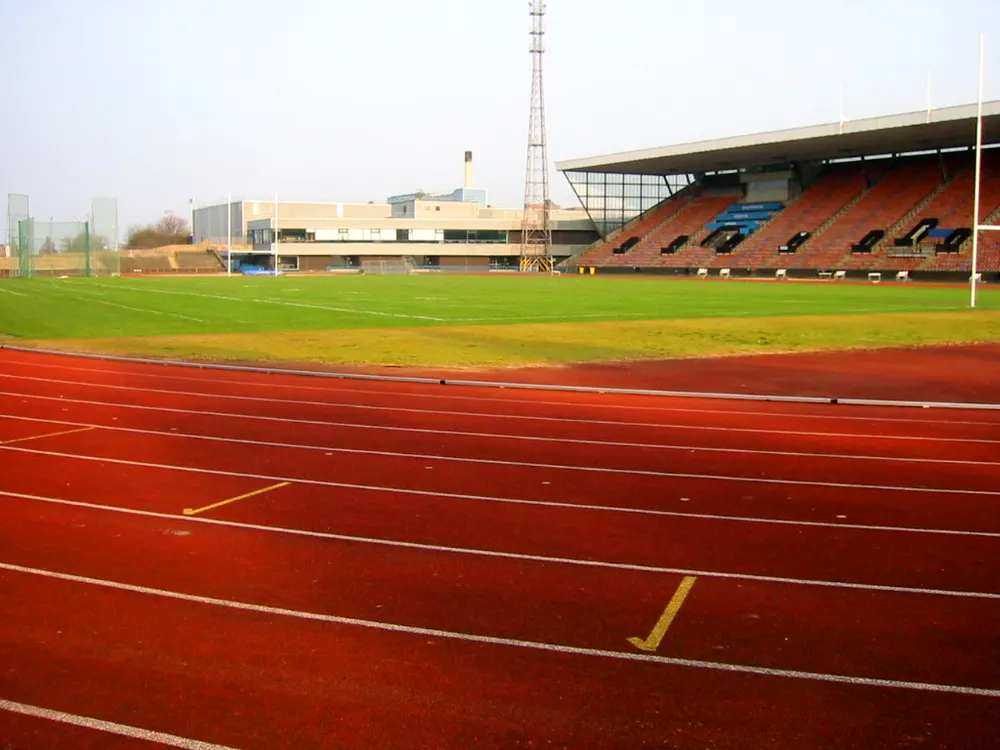 Meadowbank Stadium, the local landmark of EH7