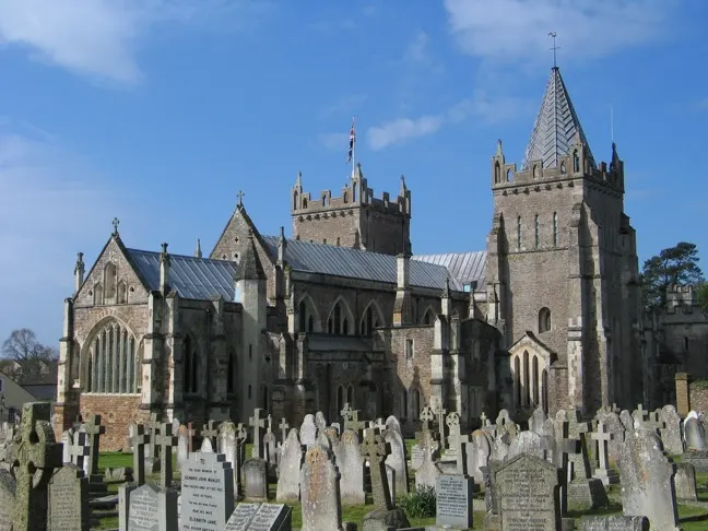 St Mary's Church, Ottery St Mary, the local landmark of EX11