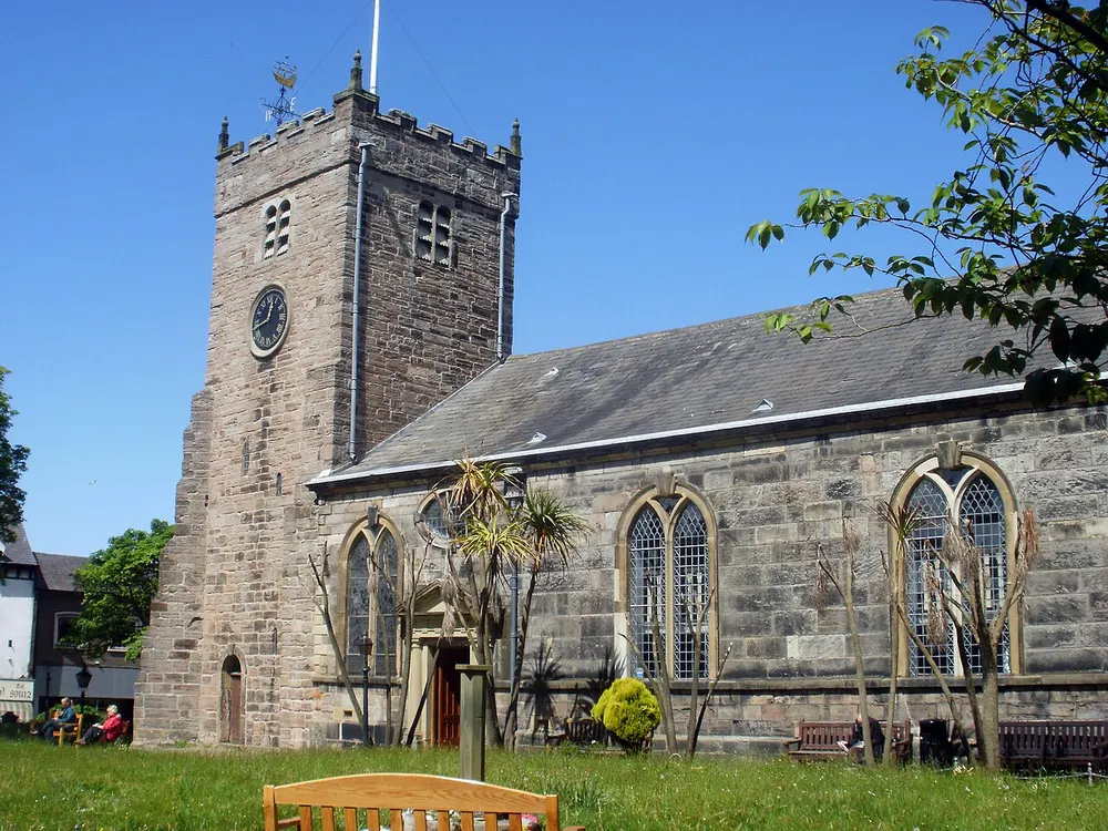 St Chad's Church, Poulton-le-Fylde, the local landmark of FY6