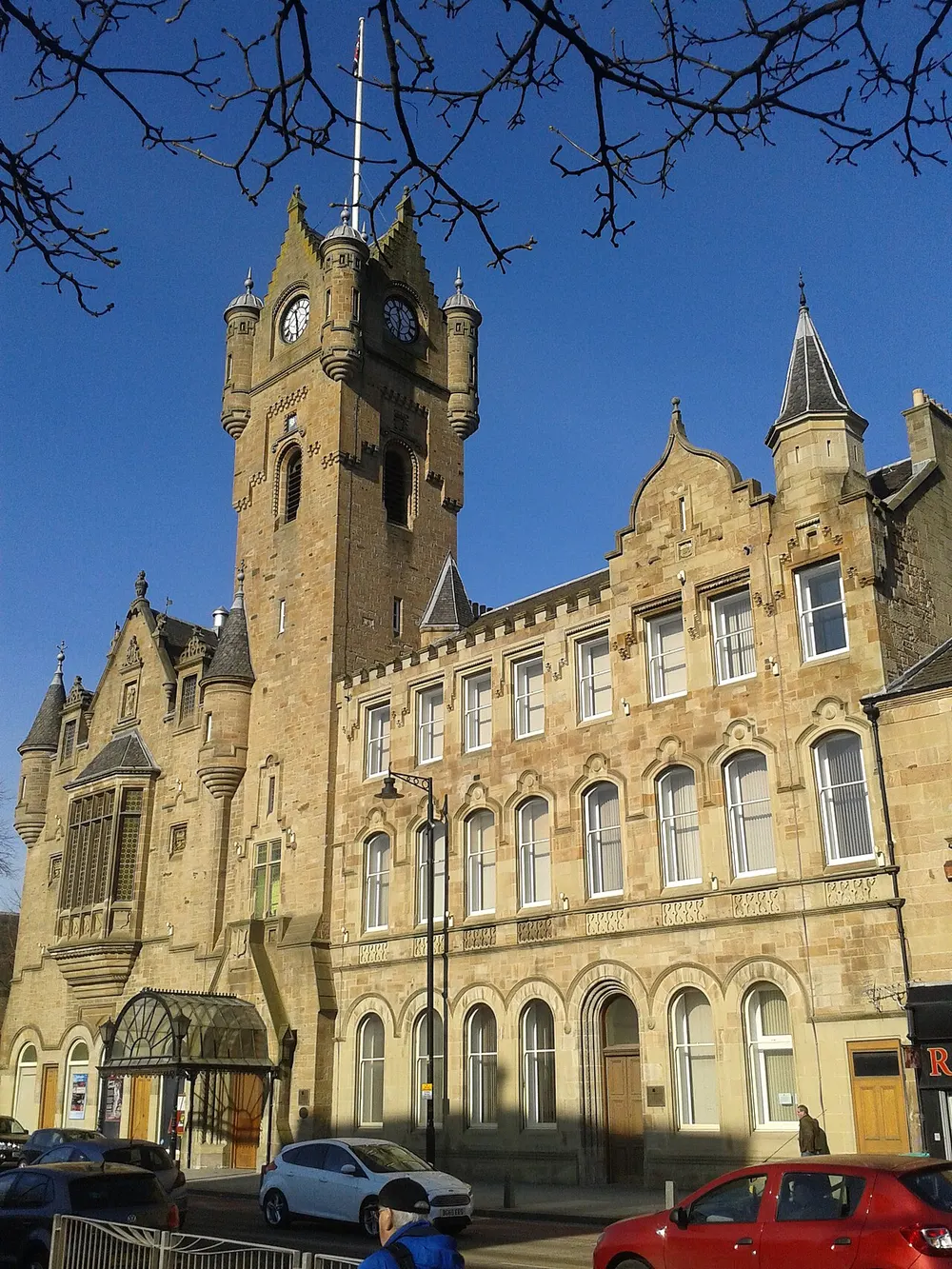Rutherglen Town Hall, the local landmark of G73