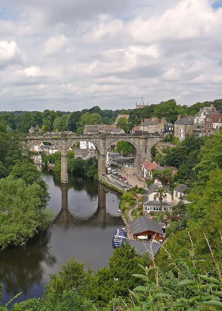 Knaresborough Viaduct, the local landmark of HG5