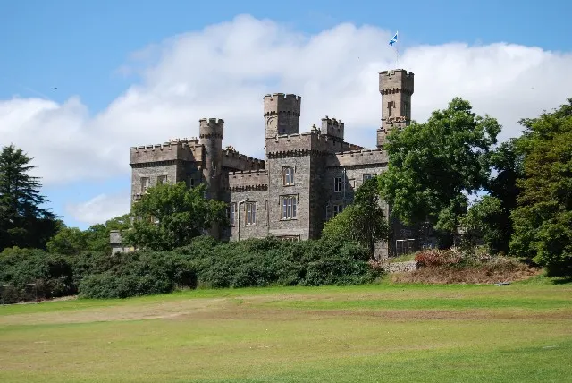 Lews Castle, the local landmark of HS2