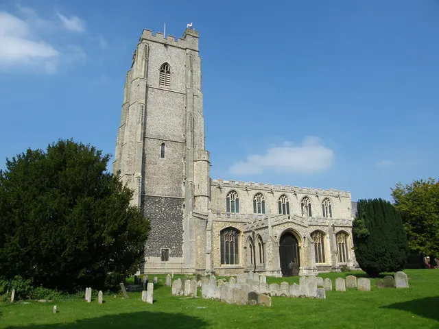 St Mary's Church, Mildenhall, the local landmark of IP28