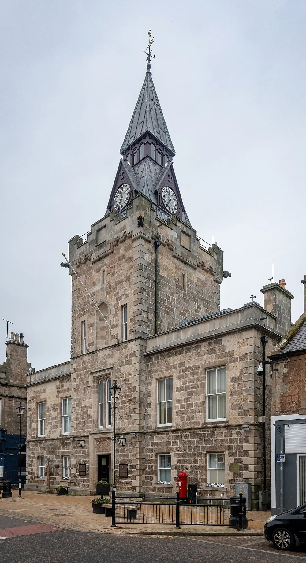 Nairn Town and County Buildings, the local landmark of IV12