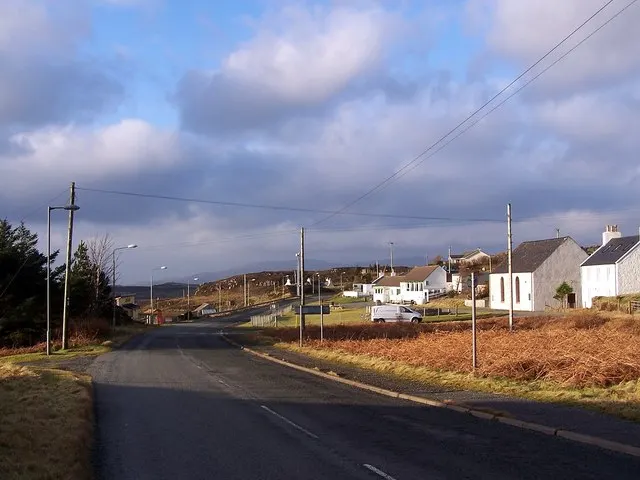 Struan, Skye, the local landmark of IV56