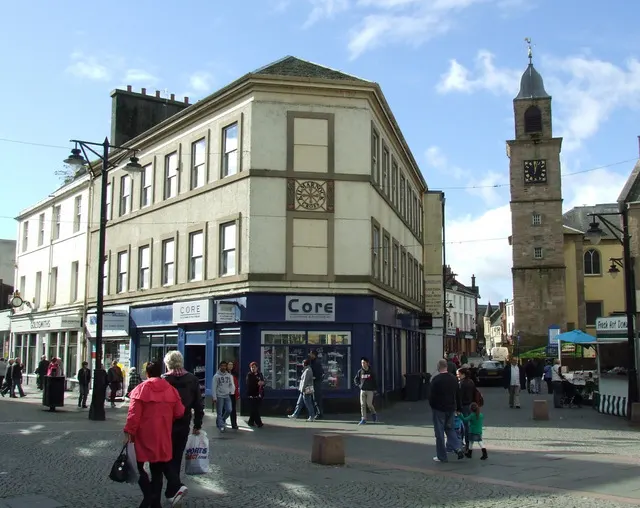 Kilmarnock Cross, the local landmark of KA1