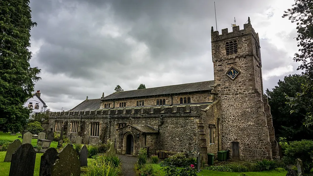 St Andrew's Church, Sedbergh, the local landmark of LA10