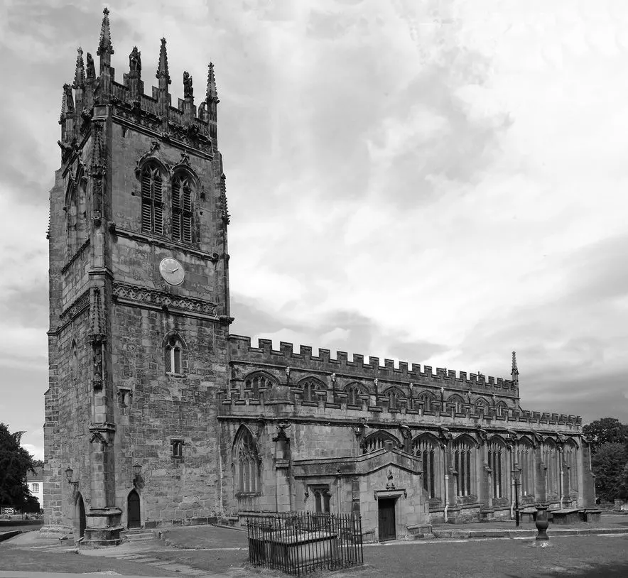 All Saints' Church, Gresford, the local landmark of LL12