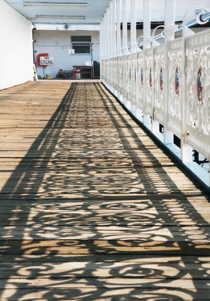 Victoria Pier, Colwyn Bay, the local landmark of LL29