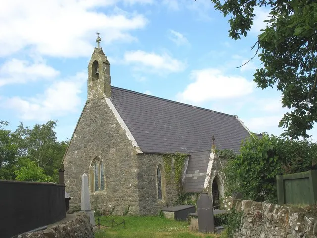 St Deiniol's Church, Llanddaniel Fab, the local landmark of LL60