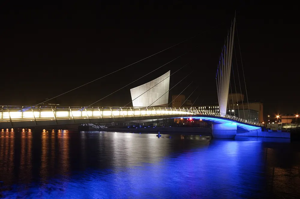 Media City Footbridge, the local landmark of M50