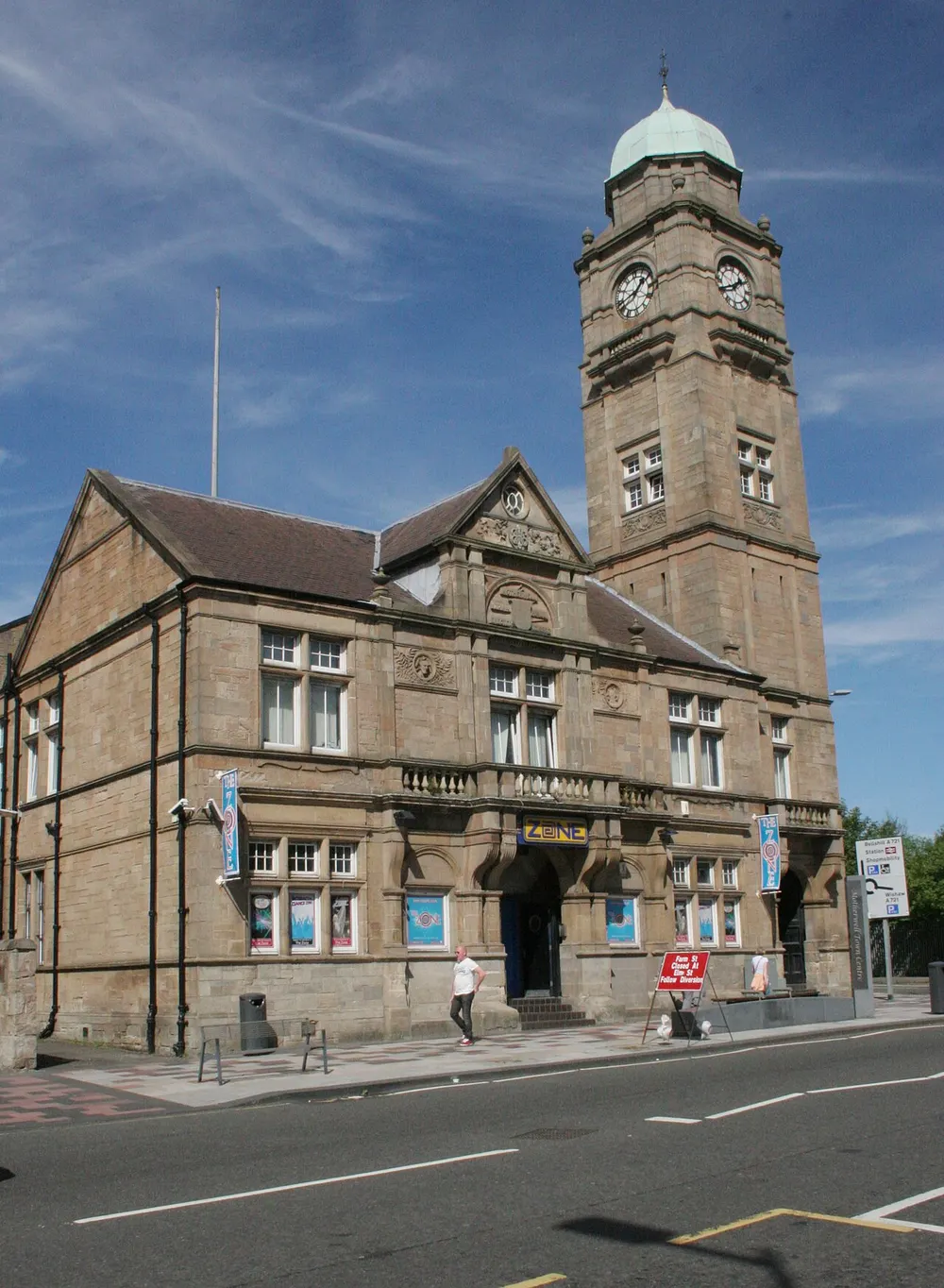 Motherwell Town Hall, the local landmark of ML1