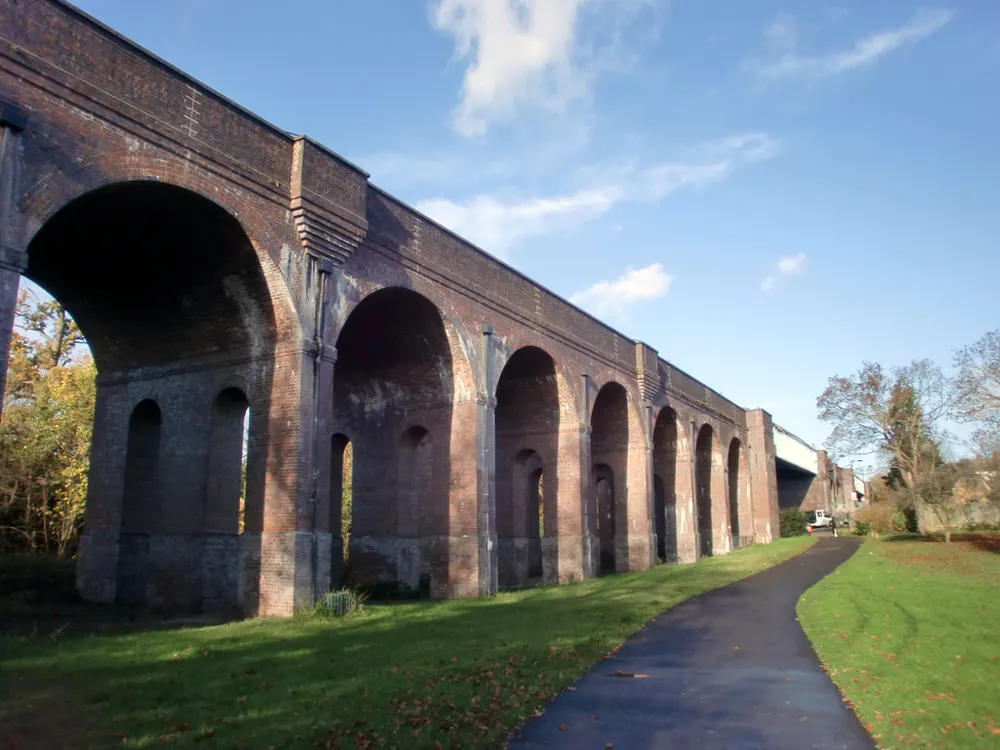 Arnos Park Viaduct, the local landmark of N11