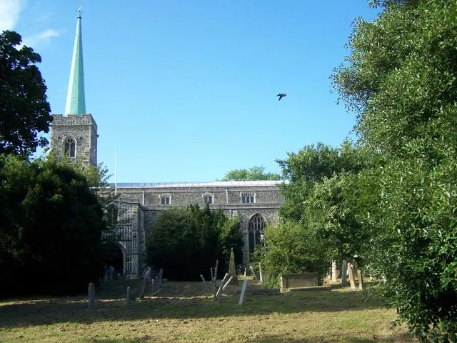 St Margaret's Church, Lowestoft, the local landmark of NR32