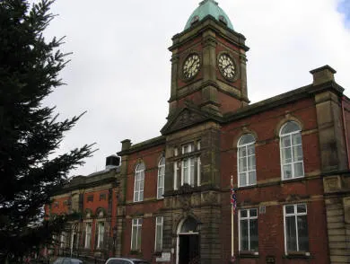 Royton Town Hall, the local landmark of OL2
