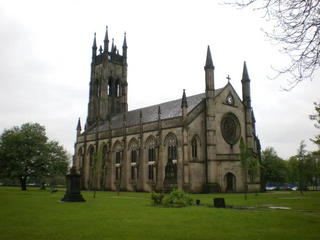 St Peter's Church, Ashton-under-Lyne, the local landmark of OL7