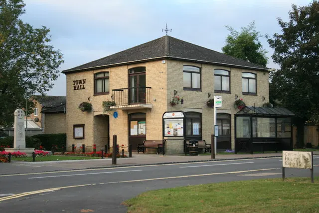 Carterton Town Hall, the local landmark of OX18