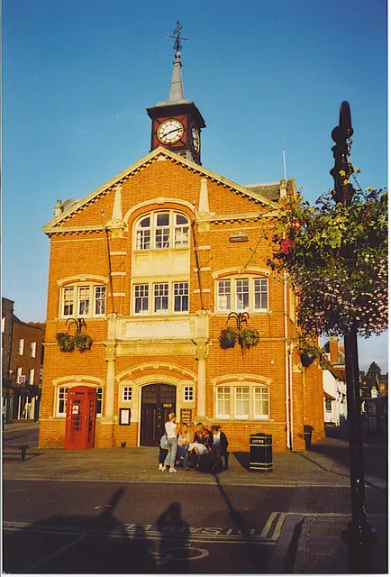 Thame Town Hall, the local landmark of OX9