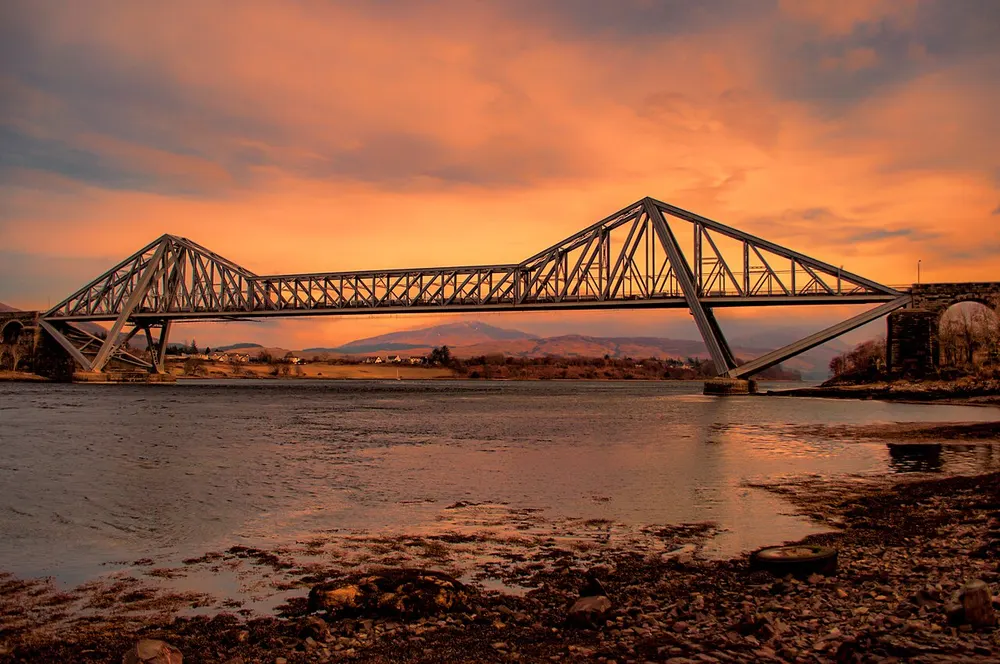 Connel Bridge, the local landmark of PA37