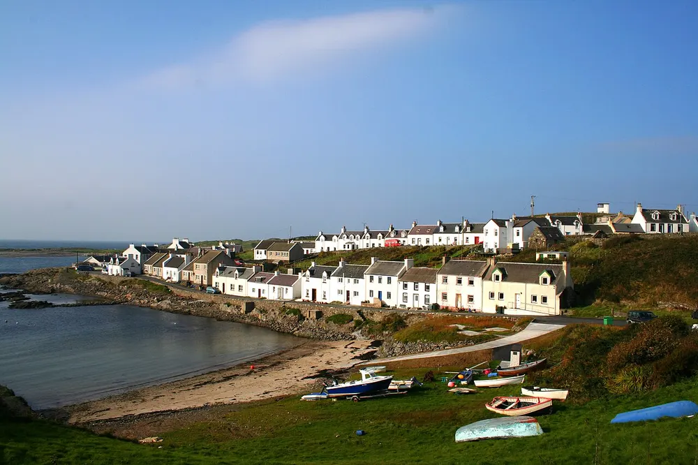 Portnahaven, the local landmark of PA47