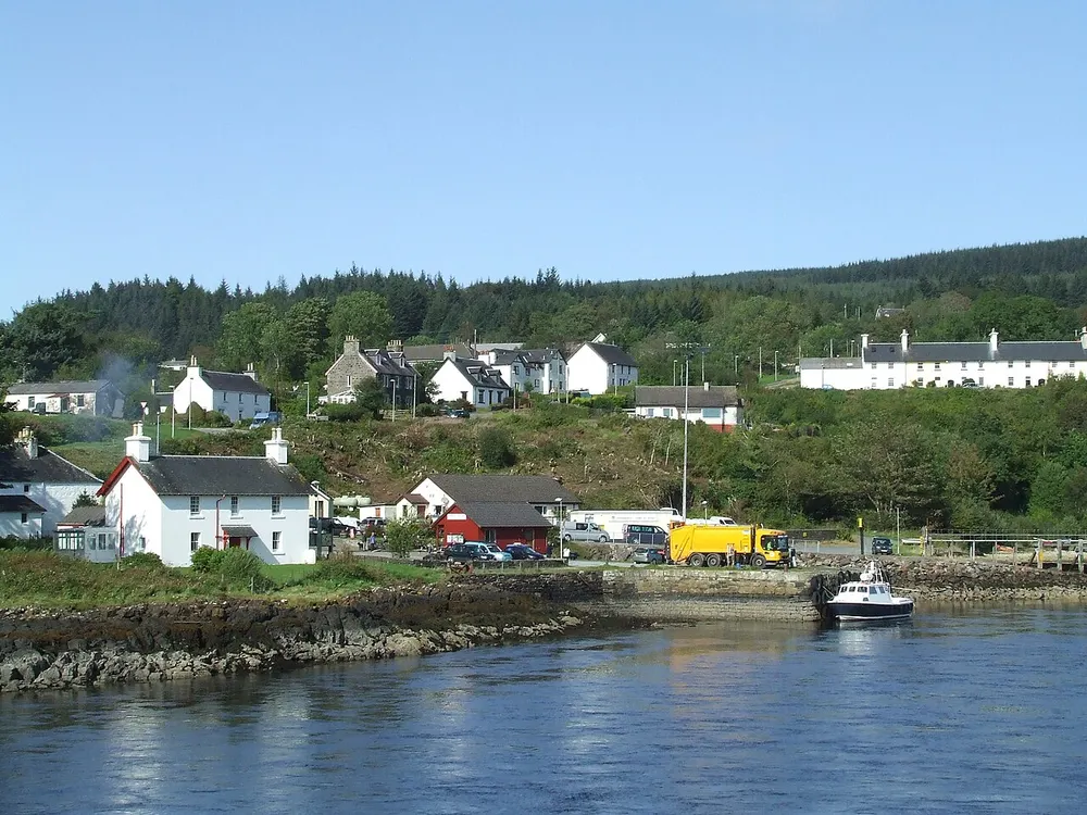 Lochaline, the local landmark of PA80