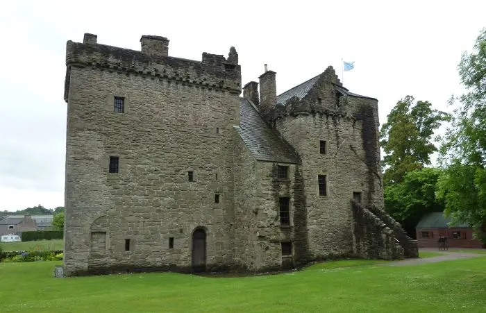 Huntingtower Castle, the local landmark of PH1