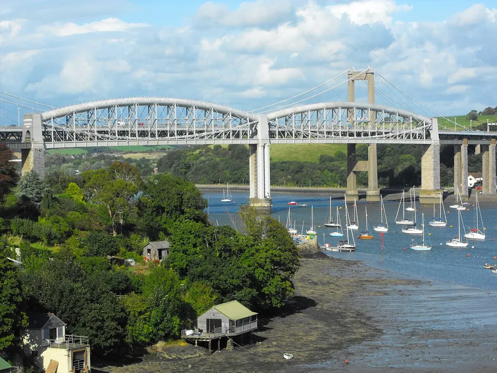 Saltash, the local landmark of PL12