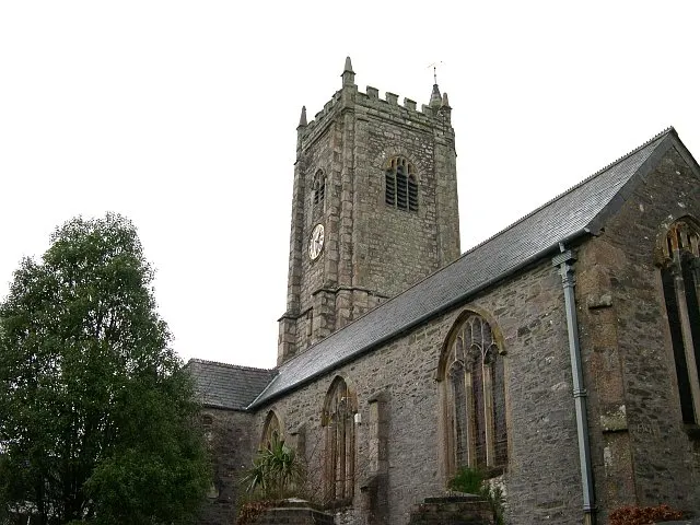 Church of St Maurice, Plympton, the local landmark of PL7