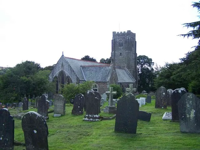 Holy Cross Church, Newton Ferrers, the local landmark of PL8