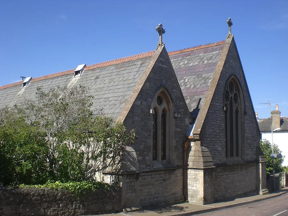 St Peter's Church, Seaview, the local landmark of PO34