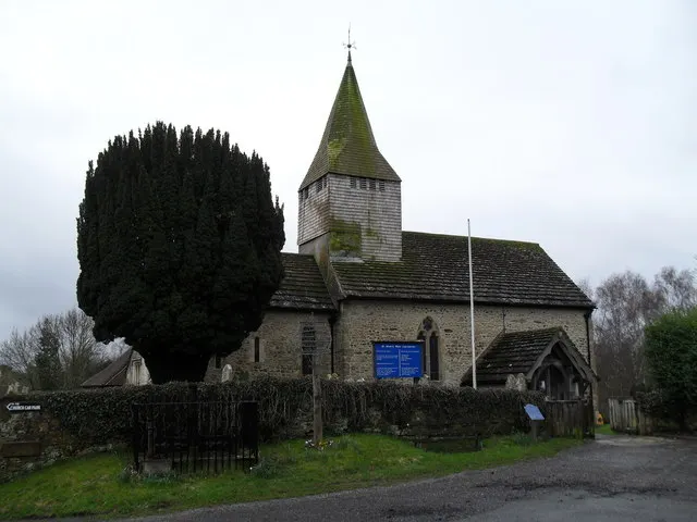 St Mary's Church, West Chiltington, the local landmark of RH20