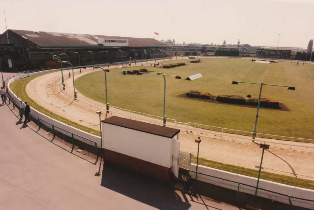 Romford Greyhound Stadium, the local landmark of RM7