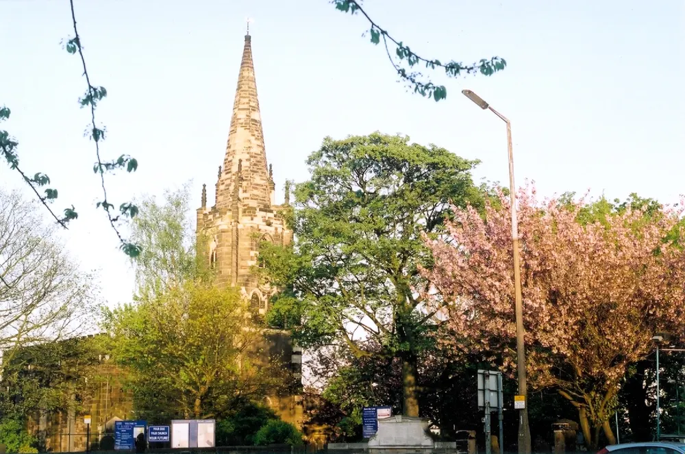St Mary's Church, Handsworth, Sheffield, the local landmark of S13