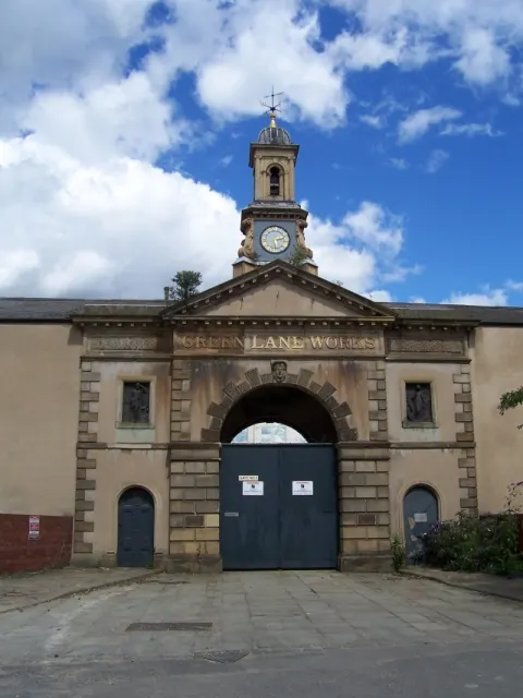 Green Lane Works, the local landmark of S3