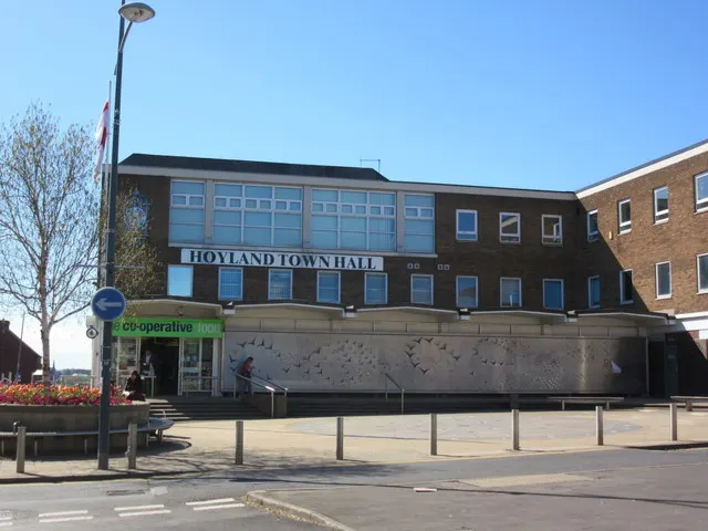 Hoyland Town Hall, the local landmark of S74