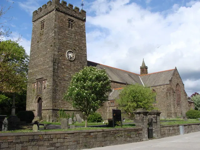 St Elli Church, Llanelli, the local landmark of SA15