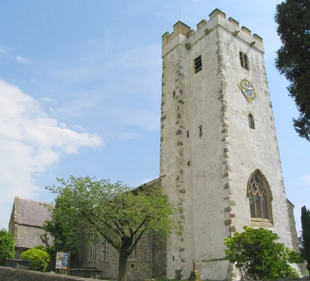 St Peter's Church, Carmarthen, the local landmark of SA31