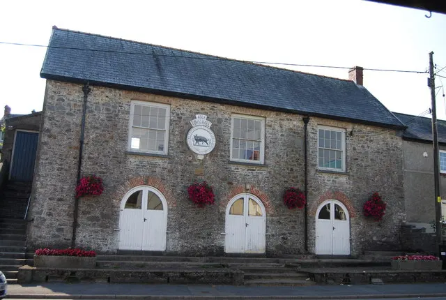 St Clears Town Hall, the local landmark of SA33