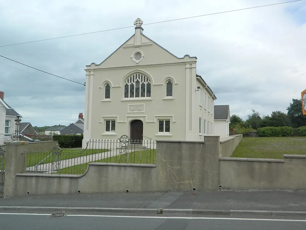 Pencader, Carmarthenshire, the local landmark of SA39